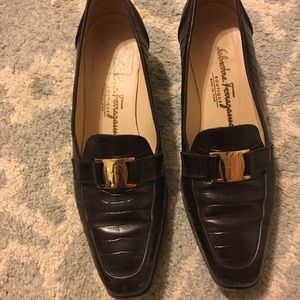 Vintage ferragamo loafers